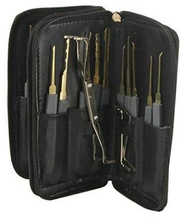 Cerrajero Herramienta Lock Picks Transparente Práctica Candado Cerradura Abridor Herramientas (E)