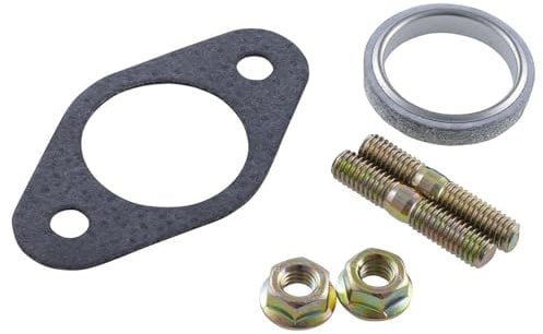 2EXTREME Auspuffdichtung + Auspuff Stehbolzen + Krümmer Dichtung Set kompatibel für 50ccm Roller