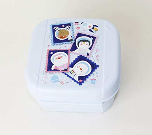 TUPPERWARE Bellevue Weihnachts Dose 1x 450ml Hellblau Apollo Royal + Mini Trichter Lila