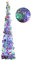 Orgrimmar Albero di Natale artificiale pop up, 1,5 m, albero di Natale con 100 luci LED multicolore, decorazione per feste, casa e feste (multi)