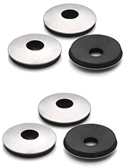 ANSIEDIO Arandelas de Sellado Adheridas con EPDM con Respaldo de Neopreno de Acero Inoxidable Trabajo para Tornillos