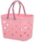 WE-HYTRE Portable Shower Caddy Tote Heart Shaped Hollow Plastic Storage Basket with Handle Organizer Bin for Bathroom Pantry Kitchen