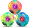Vdealen Regenbogenball Set Magischer Puzzleball Zappelball Spiel Spaß Stressabbau Geschicklichkeitsspiele Pädagogische Spielzeug Denksport Ball Spielzeug Knobelspiel für Kinder Teens & Erwachsene