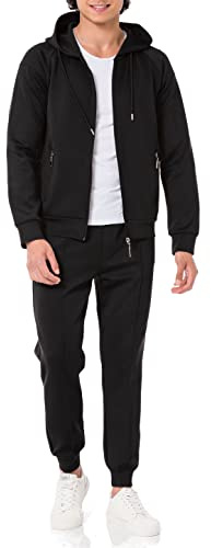 Redbridge Premium Trainingsanzug Sportlicher Zweiteiler mit Kapuzenjacke und Jogginghose für Freizeit und Sport