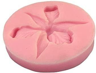 Fondant Molds4 Stück Mit Blatt Orchidee Silikonform Blumenknospe Vanille Gips Diy Tropfkleber Kuchen Keksform