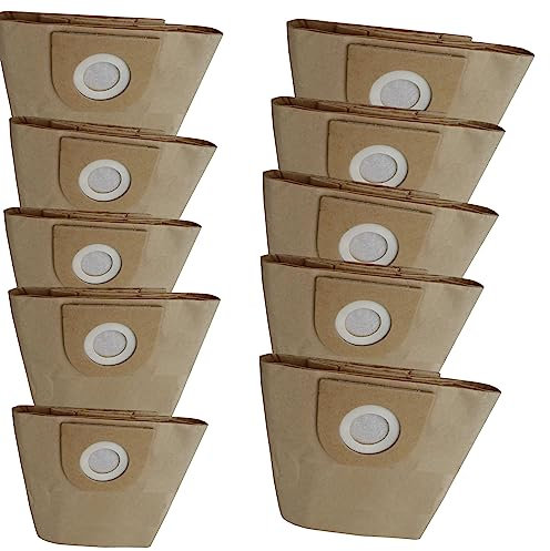 Quailitas Vacuum Cleaner Dust Bags [Pack of 10] – Paper Dustbags for Vax 6131, 6121, 2000, 6140, 7131, Wash & Vac, 3-in-1 Multifunction Vacuum Cleaners – Vacuum Bags