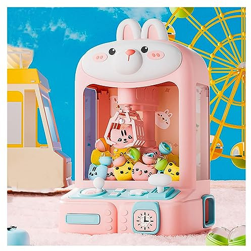Alacritua Candy Grabber Distributeur De Poupées Arcade avec Lumières Et Musique Machine à Bonbons Machine Attrape Bonbon pour 4-8-12 Ans Garçon Fille Idées Cadeaux,Rabbit