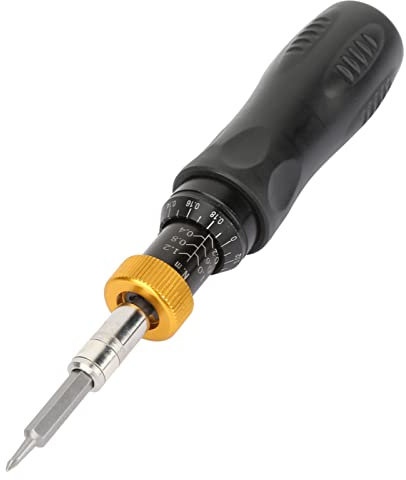 Cacciavite Dinamometrico Regolabile RTD-1.2 - Tipo con Preimpostazione, 0,2-1,2 Nm, Tenuta Accurata, Design Ergonomico, Presa Esagonale, Applicabile per Strumenti di Precisione