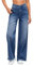 Vetinee Jean Femme Grande Taille Pantalon Jean Femme Bleu Nuit Taille Large Convient aux Tailles 42 à 44 de l'EU