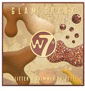 W7 Glitter & Shimmer Palette - Glam Spark
