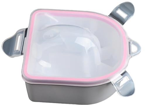 Nail Spa Schüssel – Entferner Maniküre Schüssel, Doppellagige Einweichen Maniküre Schüssel | Ergonomische Gel-Nagellackentferner-Schüssel mit Schnalle, hängende Maniküre-Schüssel für