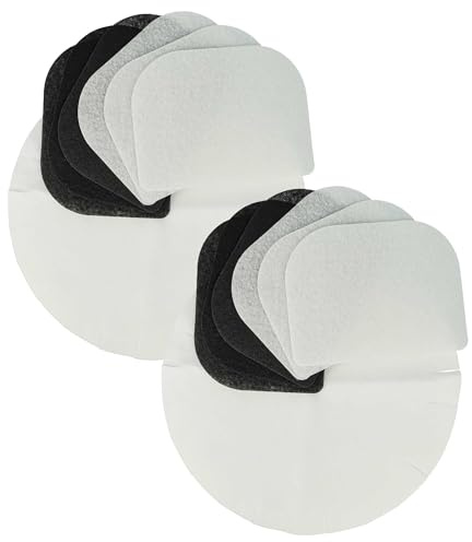 vhbw 12x Papierfilter, 6x Fettdunstfilter, 6x Aktivkohlefilter Ersatz für DeLonghi F8-F1000 für Fritteuse - 24-tlg. Filter-Set