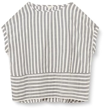 TOM TAILOR Damen 1047176 Loose Fit Bluse mit Streifenmuster