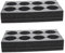 CANIGHT 8 Loch Getränke Träger Tabletts 2pcs Tee Kaffee Tasse Träger Sichere Für Home Restaurant Party