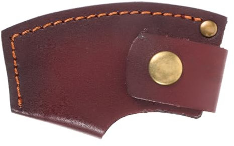 Artibetter Lederaxtschutzhülle Mit Handschutz Langzeitgebrauch Schutzhülle Für Tragbare Äxte Camping Wandern Grillen