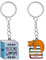 Porte-Clés De Livre 2 Pièces, Porte-Clés De Dessin Animé Créatif, Porte-Clés De Voiture, Pendentifs De Sac À La Mode, Pendentifs De Décoration De Clés