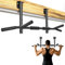 ONETWOFIT Barre de traction murale 3 en 1, montage sur poutre, montage au plafond, Heavy Duty pour l'intérieur et la maison, la gym (charge maximale 200 kg) (noir-1)
