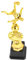 SUPVOX Coupe De Football De La Première Place - Médailles De Football Décole/dentreprise - Trophée en Plastique Solide Et Léger