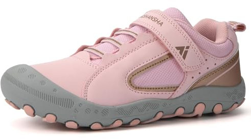 Mishansha Filles Chaussures de Randonnée Respirant Antidérapant Chaussures de Trekking Outdoor Baskets, Rose Clair 36 EU