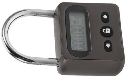 OFFSCH Lucchetto Elettronico Con Timer Ricaricabile Usb Blocco Temporizzato Elettronico in Lega Di Zinco Con Display Lcd