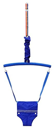 Silla de Salto para Bebés Equipo de Ejercicio Interior de para Niños 6 24 Meses Azul Rosa Adecuado para Colgar 1 8 Metros de (azul)