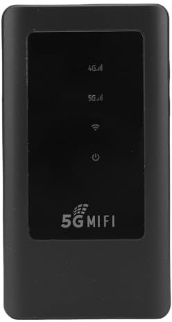 YUEHISY Hotspot WiFi 5G, 2,77 Gbps Velocità di Download IP54 Router Portatile con Batteria da 4300 MAh per attività di Viaggio per Esterno