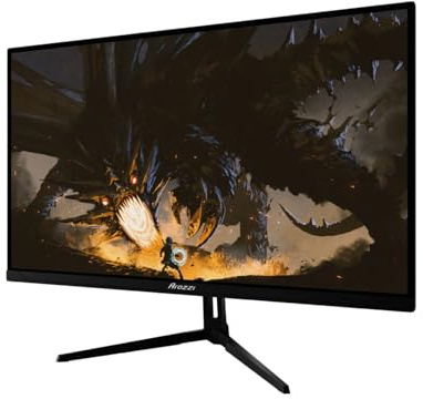 Arozzi Nova 27-inch 180Hz QHD Gamer Display Black | QHD 1440p, Adaptive Sync, HDR10, Flicker-Free, 100% sRGB, PC & Console Compatible