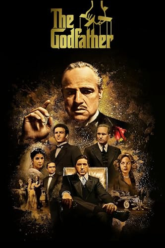 Tritó Design Poster Der Pate ohne Rahmen, Wanddekoration mit klassischem Filmdesign (Familie, A3)