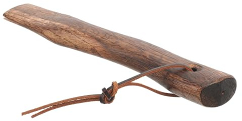 HOMSFOU Holz Axtstiel Ersatz Kurz mit Angenehmem Griff aus Robustem Naturholz für Beil Ersatzteil Garten Handwerkzeug