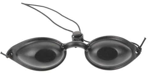 CORHAD Laserschutzbrille für Schönheitsbehandlungen mit Ergonomischem Design und Pvc Material für Augenbrauenformen und UV Schutz Beim Solarium Zufälliger Stil