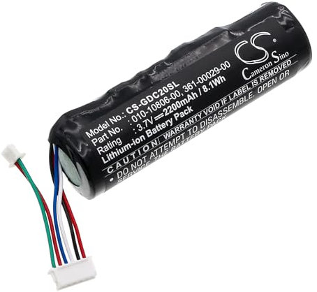 Batterie pour Garmin Dog Tracking Systems - DC 20, 3.7V, 2200mAh, Li-ion