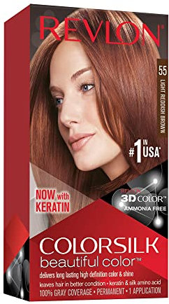 Revlon Colorsilk Sin Amoniaco 55 Rojizo Claro