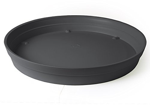 Ondis24 Untersetzer für Blumentopf Pflanzgefäß Ø ca. 40 cm anthrazit