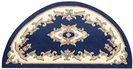 Rugs Direct Rug, 100% Wool, Blue, 120cm x 120cm