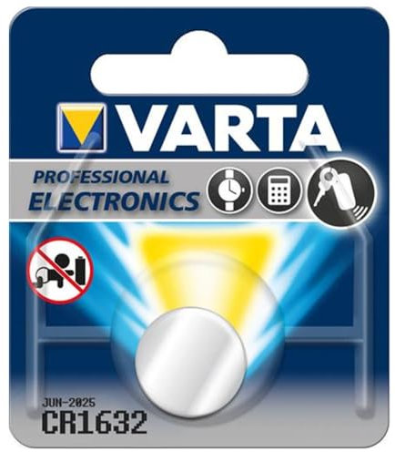 VARTA Pile bouton Lithium Electronics CR1632 3 Volt 140mAh
