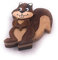 H-Customs Süßes Eichhörnchen Wald Tier Handmade Kühlschrankmagnet Anhänger Magnet