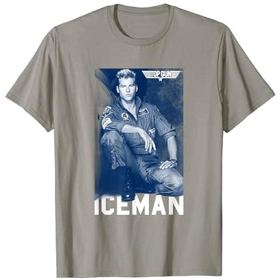 Top Gun Iceman Foto T-Shirt