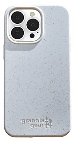 granola gear - Eco by GranolaGear - Eco-Friendly Phone Case for iPhone 13 Pro - Biodegradable, Compostable, Plastic-Free, Made from Plants - Alpine Snow