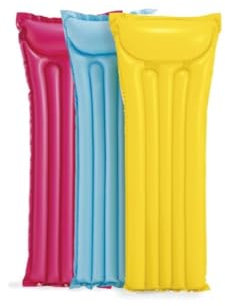 ADEPTNA Pack of 3 Inflatable Pool Float Air Mat Airbed Pool Lilo Blow Up Mattress Swimming Pool Beach Summer Fun