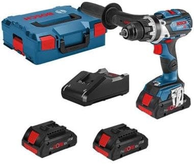BOSCH ROBERT PRO BOSC0299 GSR 18V-110 C Drill + 3 x 5.0Ah + Gal 18V-40 Charger + L-Boxx BOSCH-0615990L8F