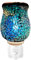 Aroma Haven S2 Electric Wax and Oil Burner | Mosaic Plug In Wax Melter & Essential Oil Warmer Diffuser | Aromatherapy Night Light for Home & Bedroom Decor Plug-In Wax Warmers Melts (Crackle Blue)