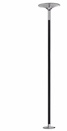 WAHHWF Pole Dance Stange Silikon-Tanzstange für Zuhause, Groß Spinning Static Portable Pole Dance Pole Kit für Apartment Wohnung Schlafzimmer Gebäude, Schwarz, Belastung 200kg