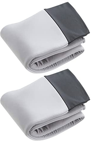 2Pack Insulated Hose Wrap for Portable Air Conditioner, Soft Universa l Insulated AC Hose Fit 5.9 inch Diameter AC Exhaust Duct Hose Vent Insulation, Gray