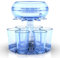 THELCO 6 Shot Glass Beer Dispenser and Holder Made of Food Grade Acrylic Tools Touchless Shot Pourer for Bar Parties Drinking Dispenser (Color : Blue, Size : Not Light)