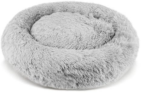 PATAM Cuccia Morbida, Lettino per Cani e Gatti a Ciambella Sfoderabile e Antiscivolo, Alaska Extra-Large 81 cm