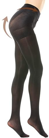 Gi&Gi Collant Total Shaper Pois 20 40 80 DEN,Collant compressione graduata media Denari N1739 (IT, Testo, L, XL, Regular, Regular, NERO OPACO)