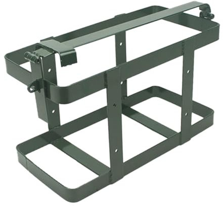 Ronyme Support de bidon de Jerry, Support Fixe pour Tambour d' de Voiture, Montage Polyvalent renforcé, Support de réservoir de Carburant de Moto en, 10L