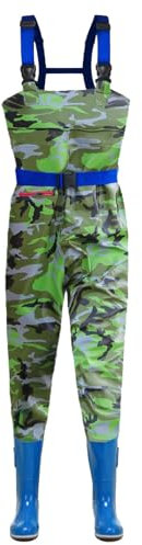 Naturepanda Waders Pesca,Trampolieri da Pesca Donna,Waders Traspirante da Pesca Stivale,Waders pesca petto,Impermeabile,Tracolla Regolabile,con Stivali,per Pesca Sportiva,Caccia,Fattorie