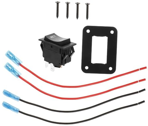 MAGICLULU 20A Kippschalter Momentaner Wippschalter Für Vielseitige Anwendungen Für Elektrische Geräte Und Anspruchsvolle Umgebungen Dpdt Design Mit Langlebiger