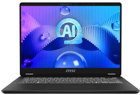 MSI Prestige 14 AI Evo 14 Laptop | Intel Core Ultra 5 125H | 16GB RAM | 512GB SSD |144Hz Display | Integrated Intel Arc Graphics | Windows 11 Home | Grey (Renewed)